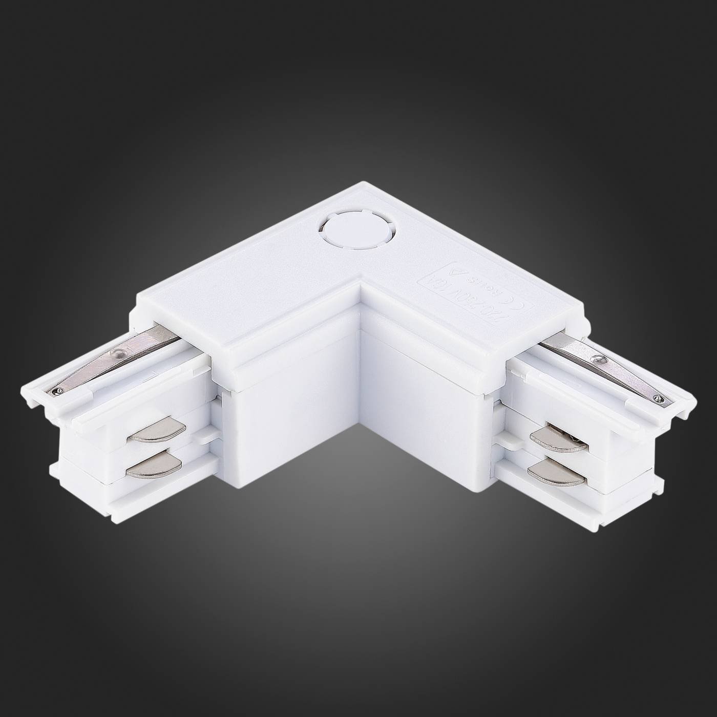 ST030.509.15L Угловой токоподвод левый для трехфазного шинопровода ST Luce Трехфазная трековая система ST030.509.15L