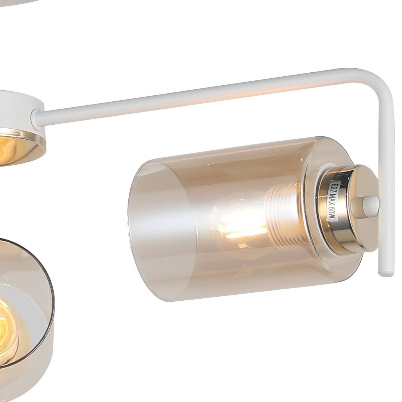 IL8248-3COU-79 WH GD Потолочная люстра ILLUMICO IL8248-3COU-79 WH GD
