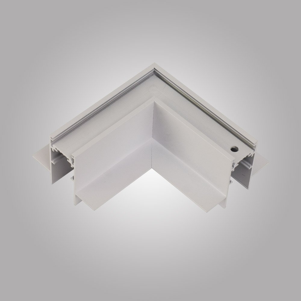 Коннектор для шинопровода AM Group MAGNET AM402 LL-20С90° горизонтальный WH