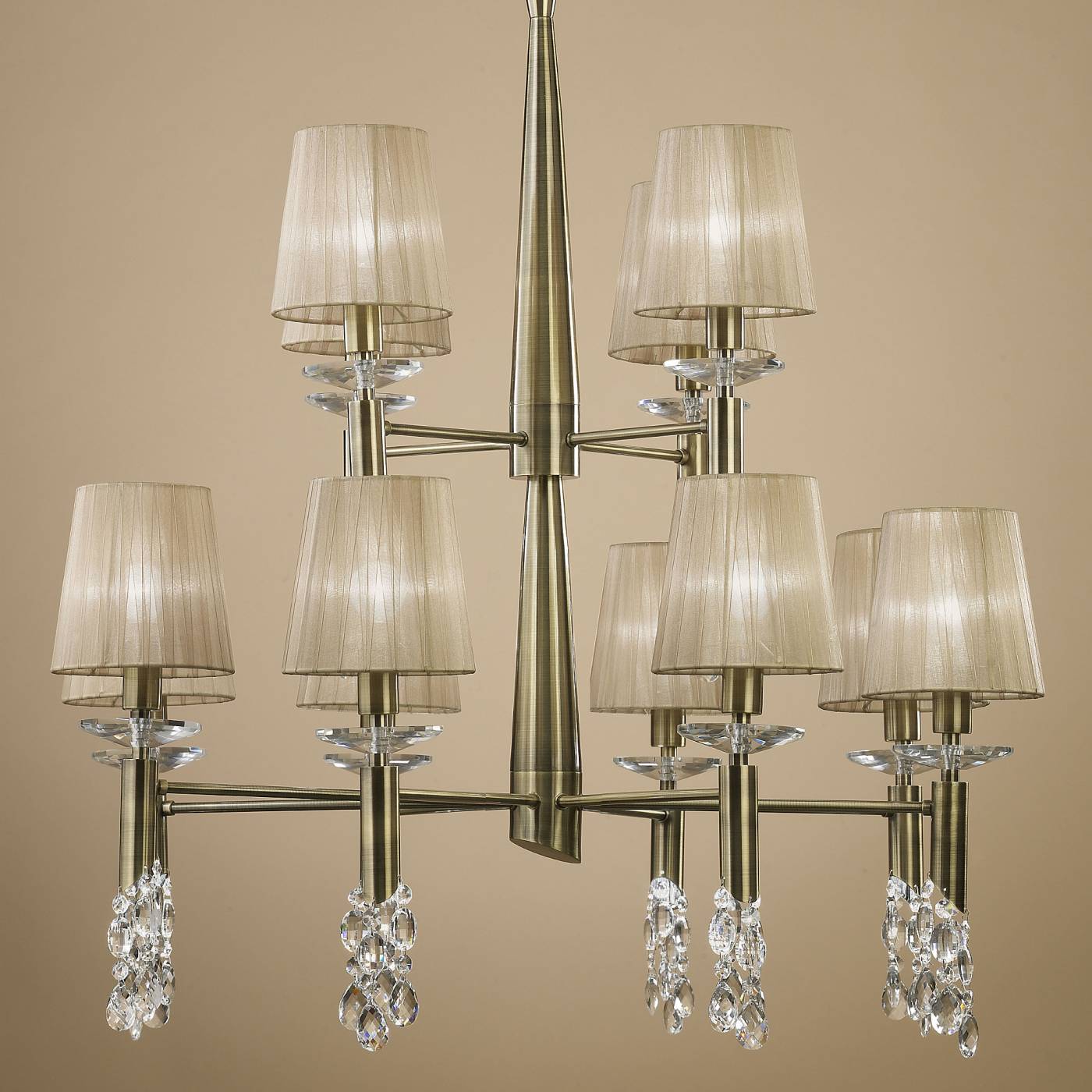 3870 Люстра многоярусная Tiffany 3870 Mantra