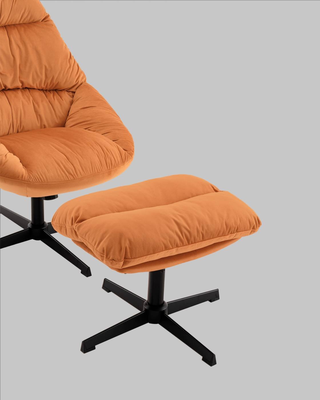QH-8347KT-OT HLR-43 orange Кресло Stool Group Оррелл QH-8347KT-OT HLR-43 orange