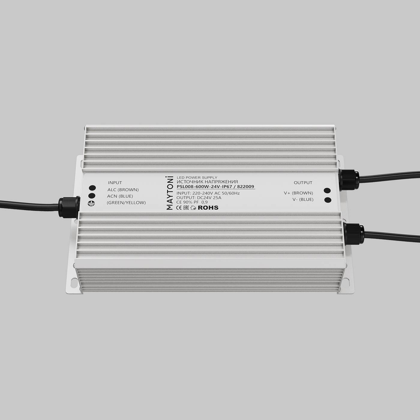 822009 Драйвер для LED ленты Maytoni Источники напряжения 24В 822009