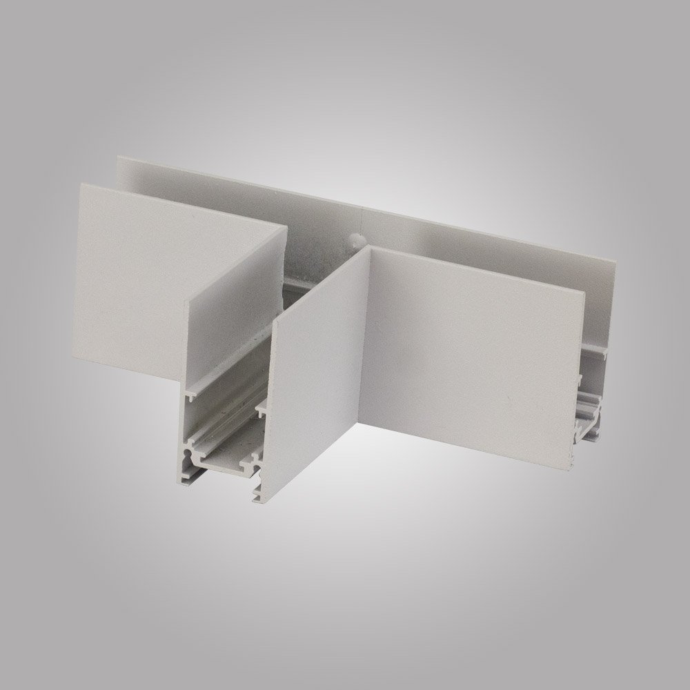 Коннектор для шинопровода AM Group MAGNET AM401 LL-20B 90° Т-образный WH