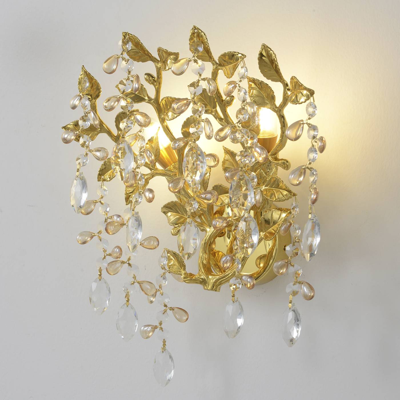 EDEN AP2 GOLD Настенное бра Crystal Lux Eden EDEN AP2 GOLD