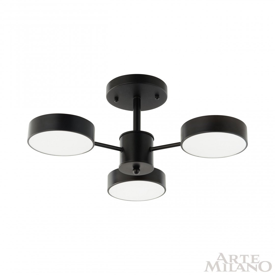 Потолочная люстра Arte Milano Ferrara 250906/3B Bk