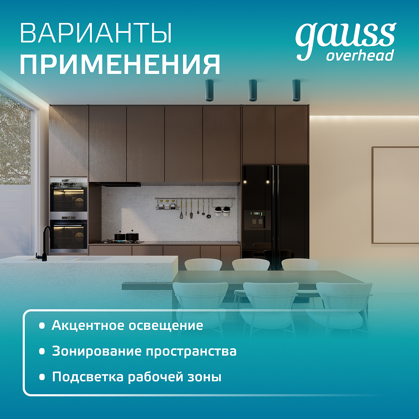 Накладной светильник Gauss HD063