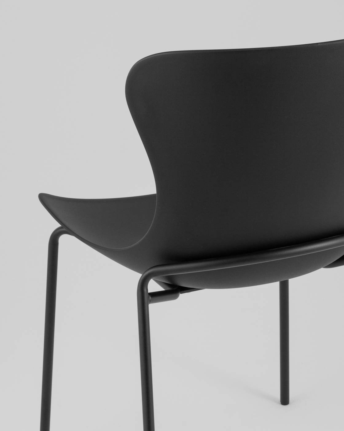 Стул пластиковый Stool Group Shaya D-025A black