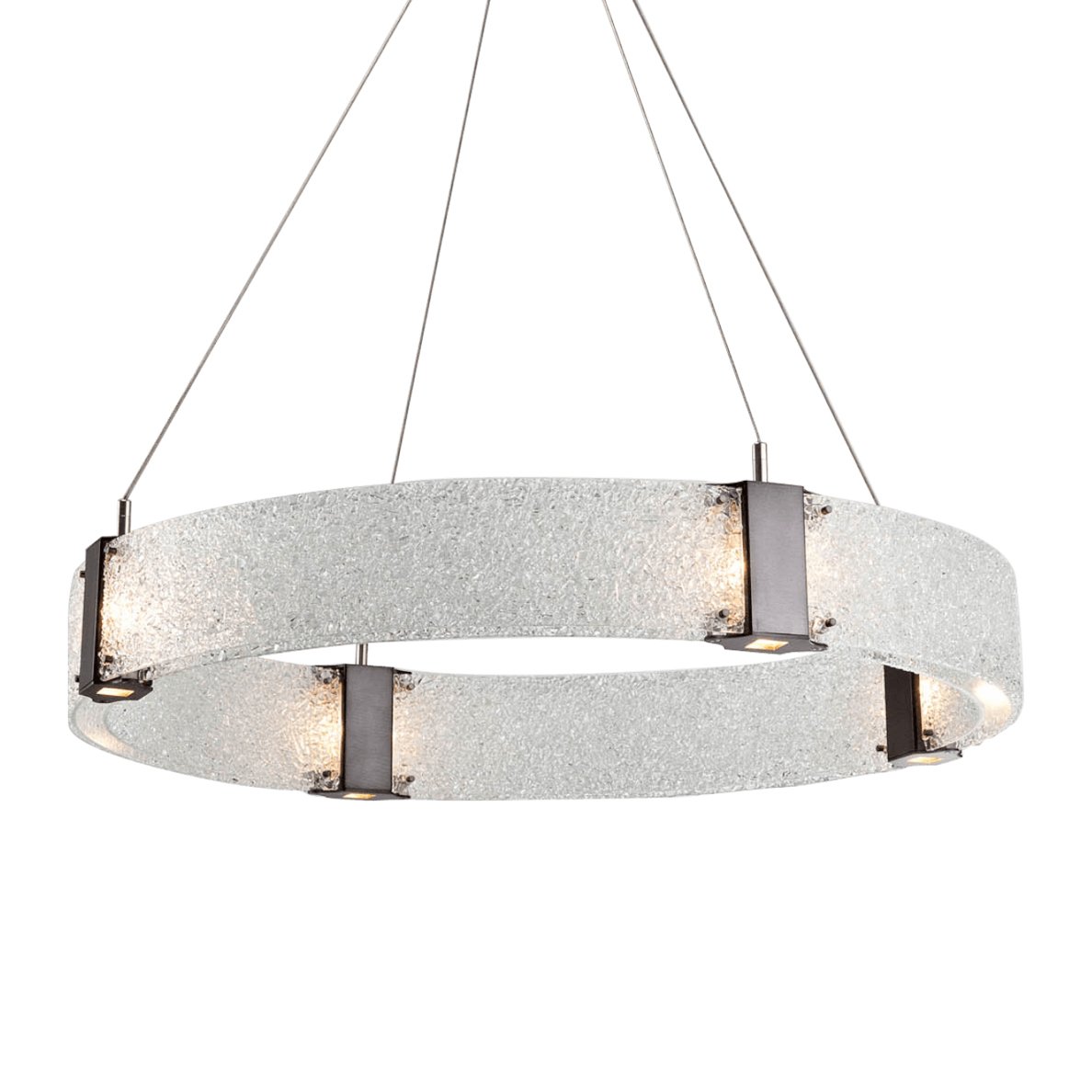 D8028P/R/D800 black/clear Подвесная люстра Delight Collection Parallel Ring D8028P/R/D800 black/clear