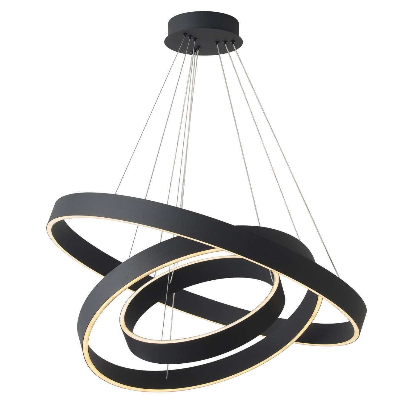 TRON SP158W LED BLACK Подвесная люстра Crystal Lux Tron TRON SP158W LED BLACK