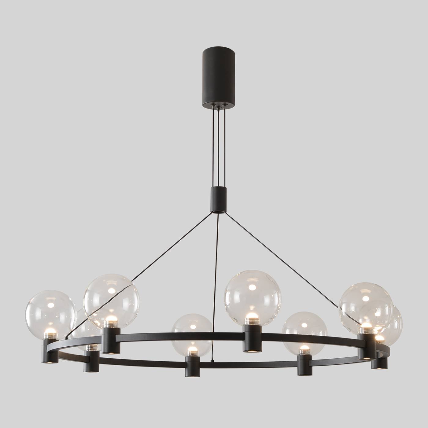 DUET SP56W LED BLACK Подвесная люстра Crystal Lux Duet DUET SP56W LED BLACK
