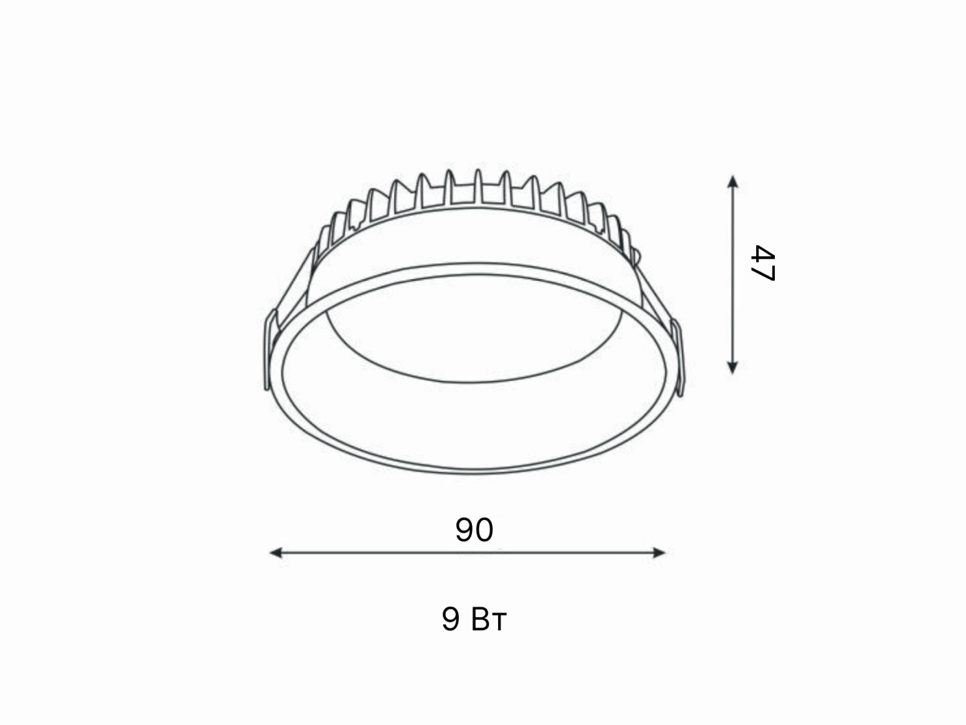 00-00005649 Встраиваемый светильник WL-BQ SWG DesignLed 00-00005649