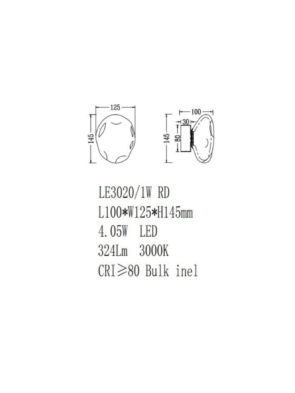 LE3020/1W RD Настенный светильник LEON Magic LE3020/1W RD