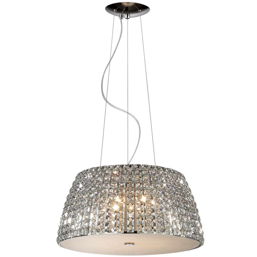 2572/6 Подвесная хрустальная люстра Nelsa Odeon Light 2572/6