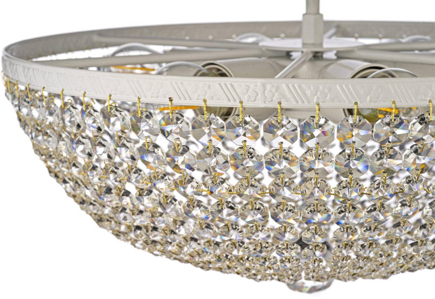 Nobile E 1.3.40.100 WG Потолочная хрустальная люстра Arti Lampadari Nobile Nobile E 1.3.40.100 WG