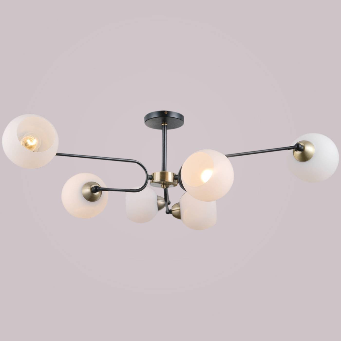 Потолочная люстра ILLUMICO IL0249-6CSQ-79 BK AB