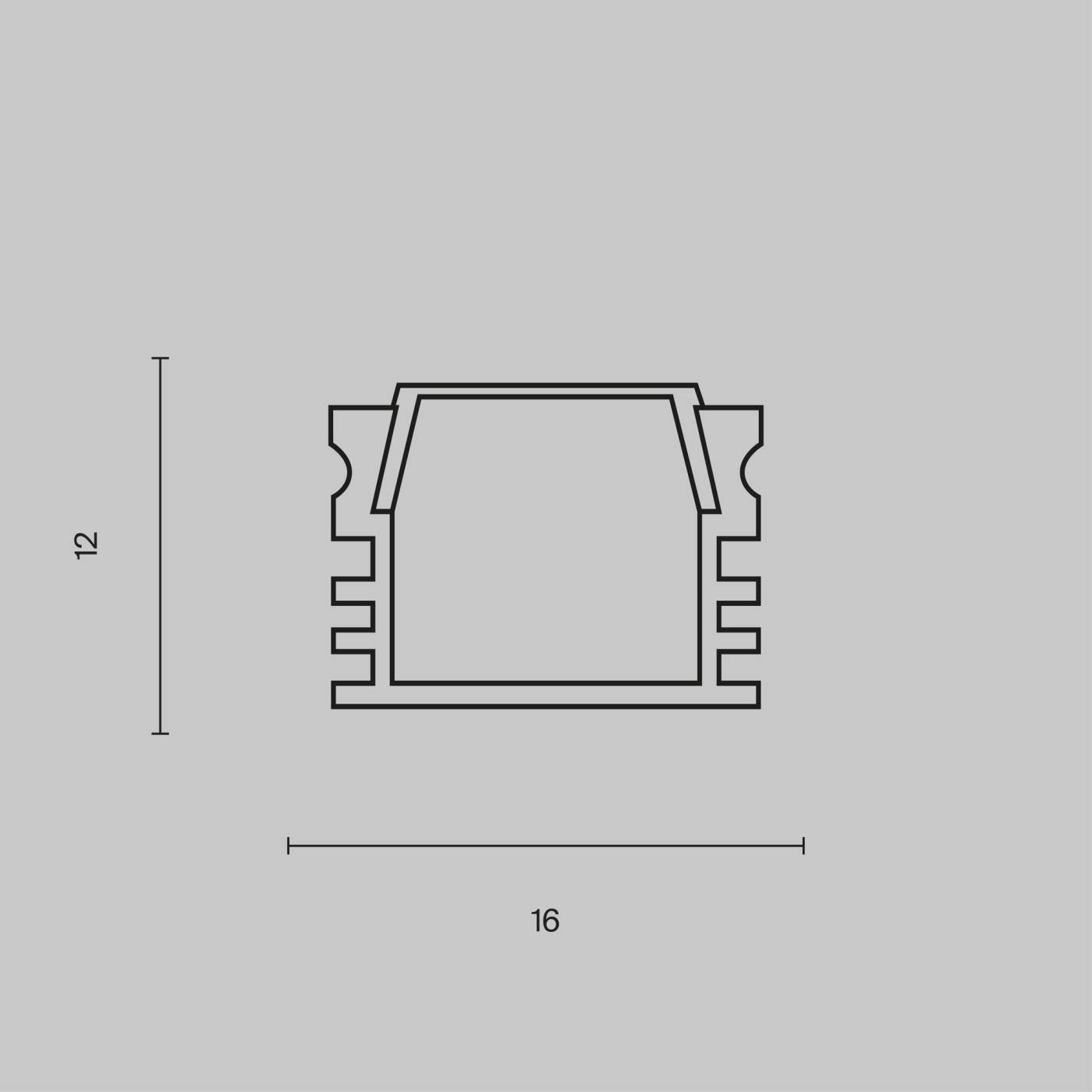 ALM005S-2M Профиль Maytoni ALM005S-2M