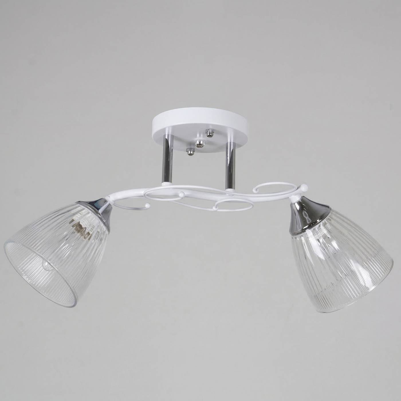 Потолочная люстра Reluce 55560-0.3-02 WH+CR