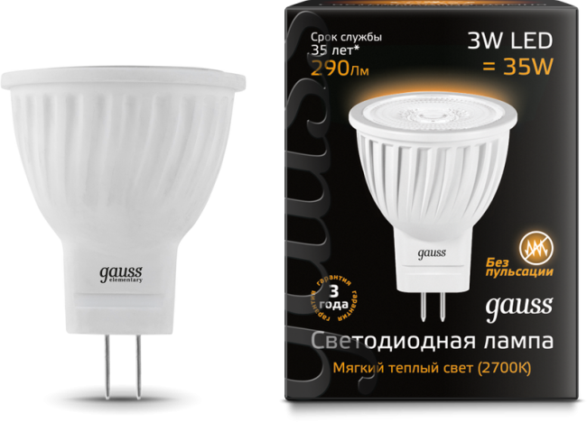 Светодиодная лампа Gauss 132517103