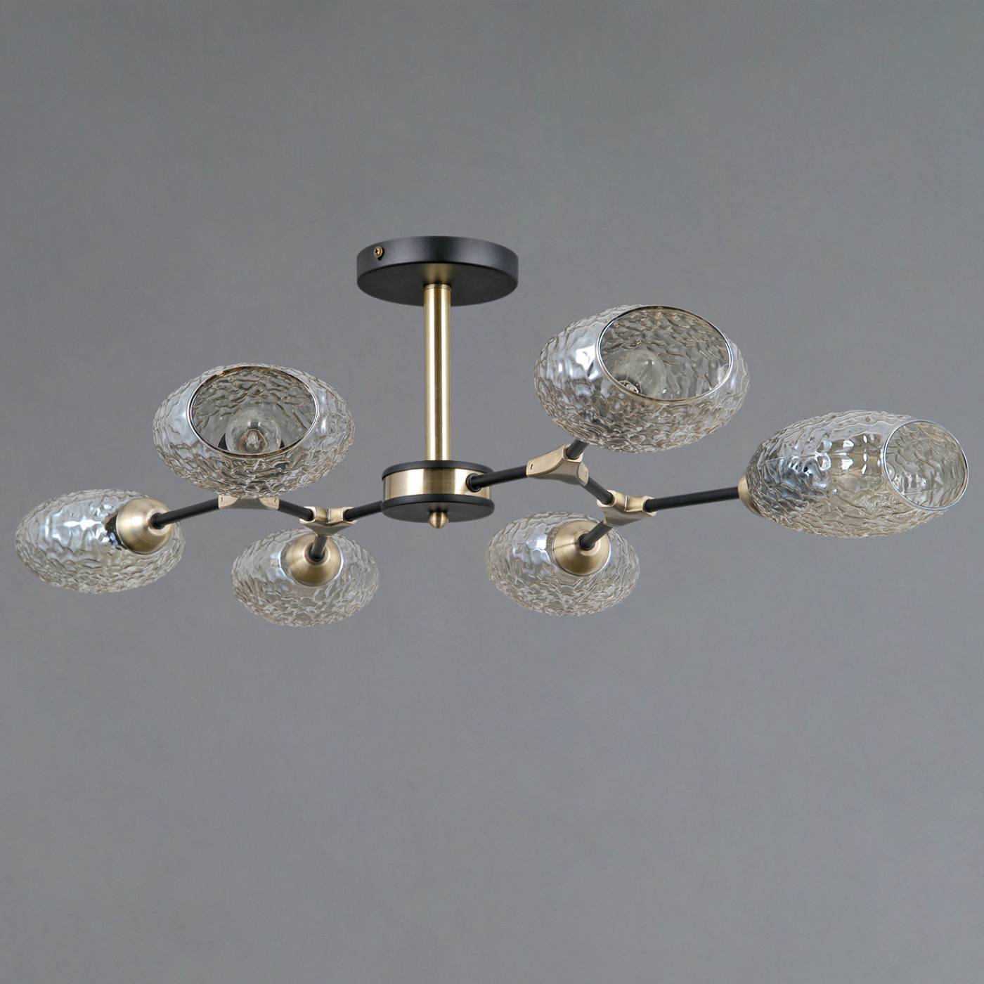 Потолочная люстра ILLUMICO IL0272-6CSQ-25 BK AB TRENTO