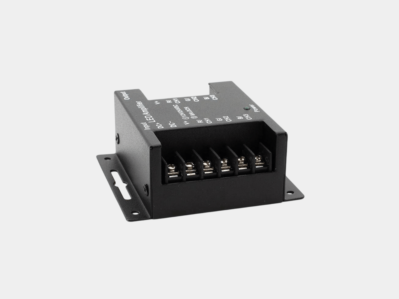 00-00001071 Усилитель RGB, 24А, Черный, AMP-RGB-24A-BL, SWG Standard 00-00001071