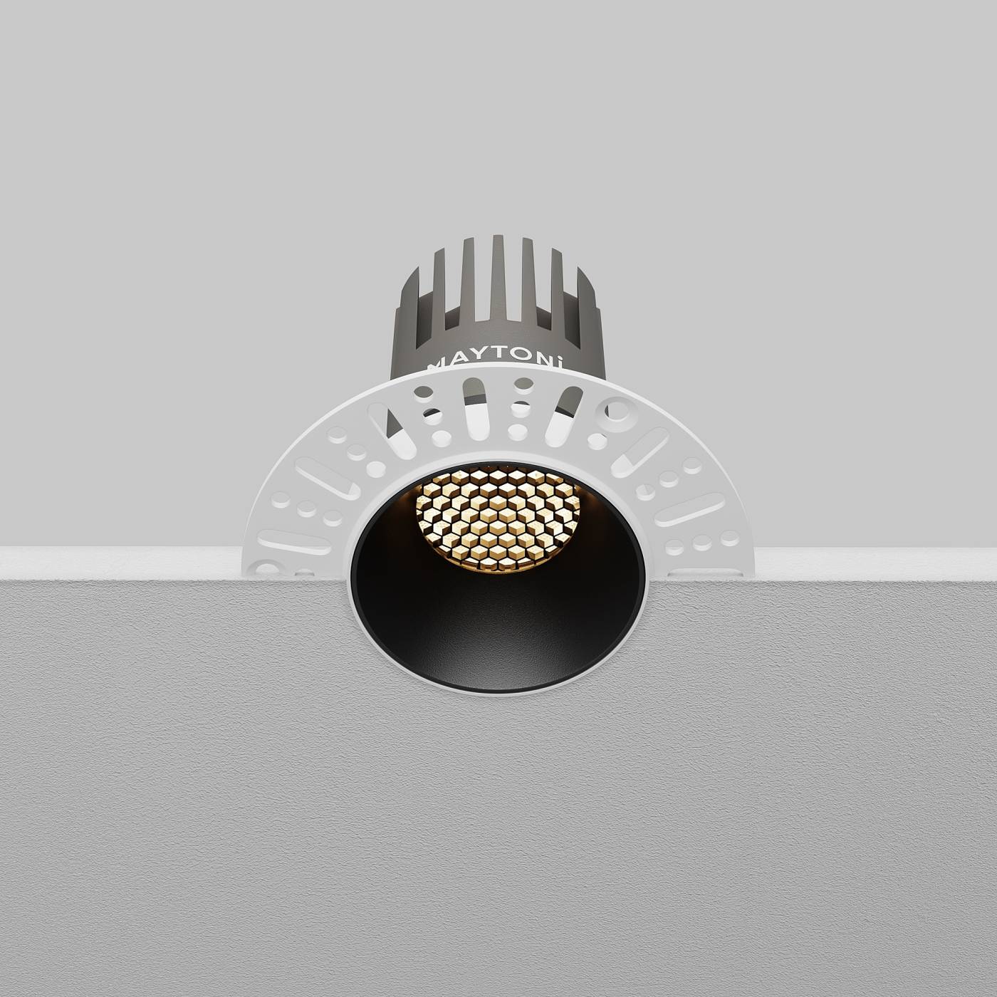 Встраиваемый светильник Maytoni Dip DL119-10W-3K-TRS-B