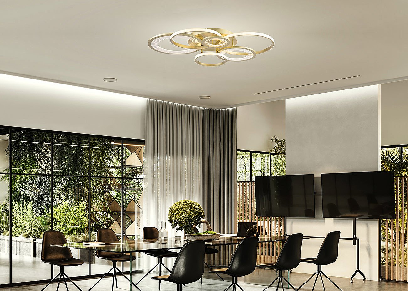 Потолочная люстра Escada Saturn 10248/6LED