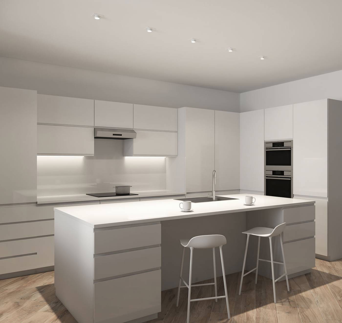 DK3121-WH Встраиваемый светильник Denkirs Rond DK3121-WH