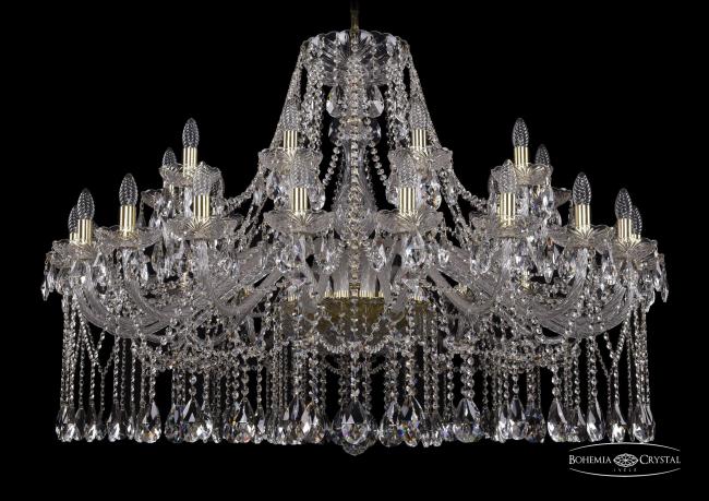 Подвесная хрустальная люстра 1413 Bohemia 1413/20+10/460 G