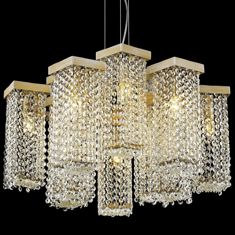 Подвесная люстра Delight Collection 68065 P68065-12 gold