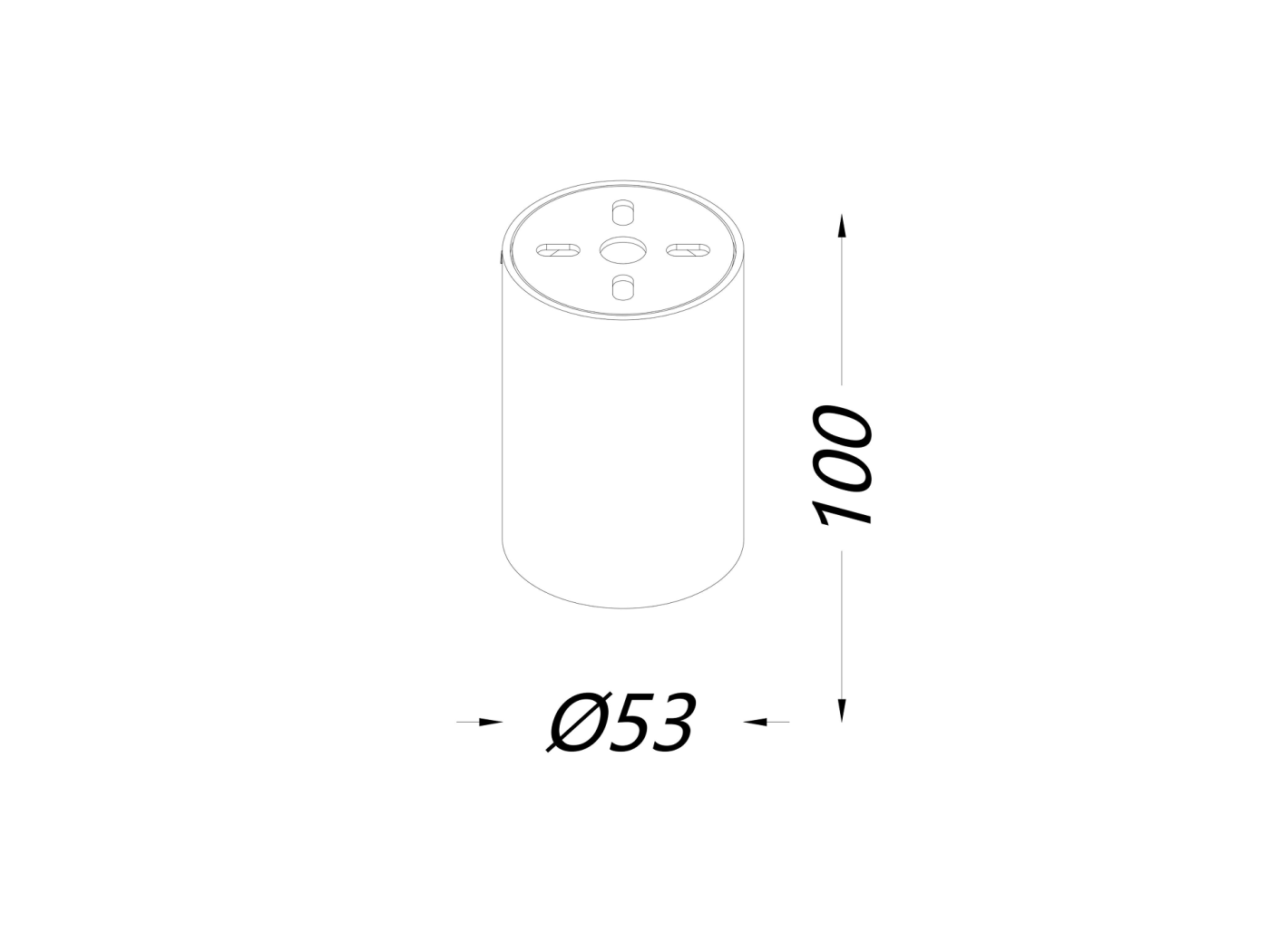 00-00004847 База светильника MINI-VILLY, накладной 4000К, SWG PRO 00-00004847