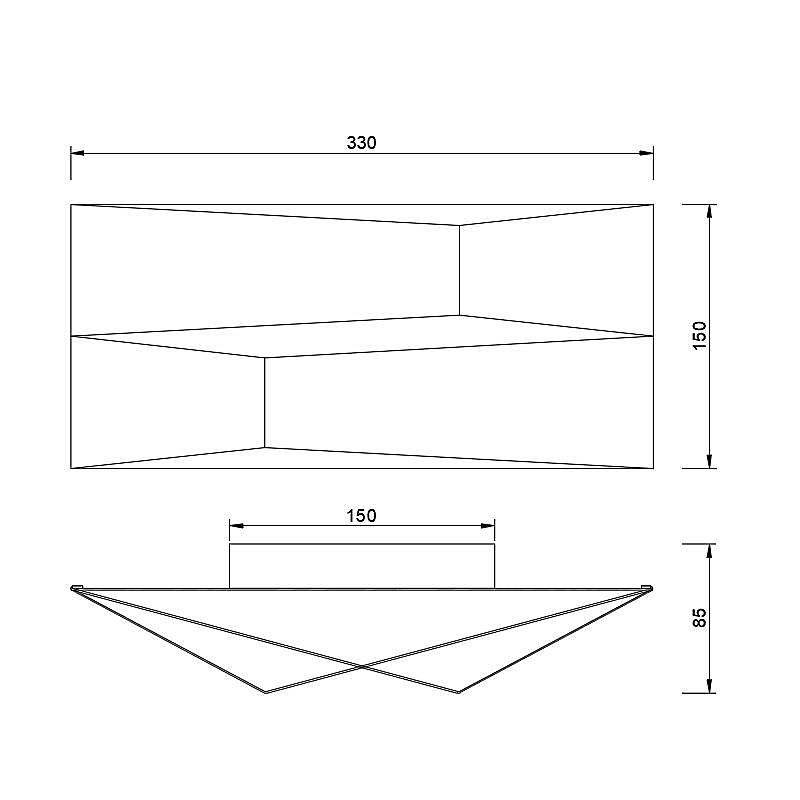 Настенный светильник Mantra Fuji 8158