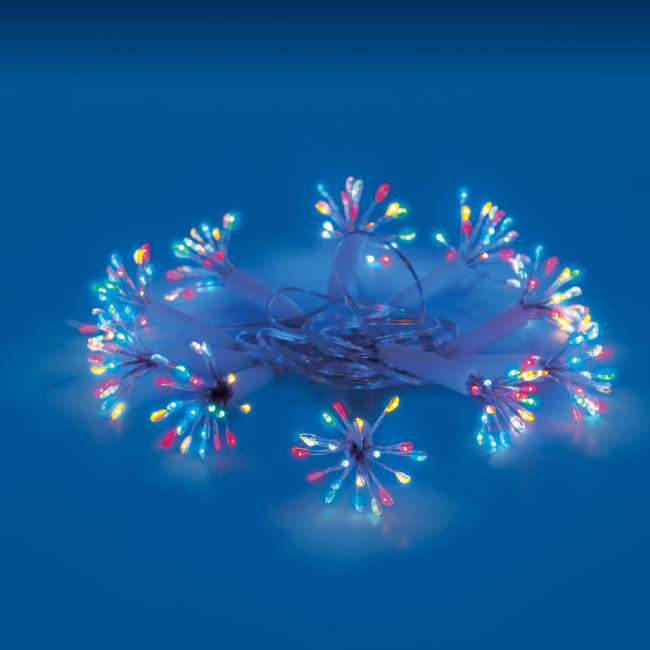 ULD-S0250-200/STA MULTI IP44 STARBURST Гирлянда Uniel ULD-S0250-200/STA MULTI IP44 STARBURST