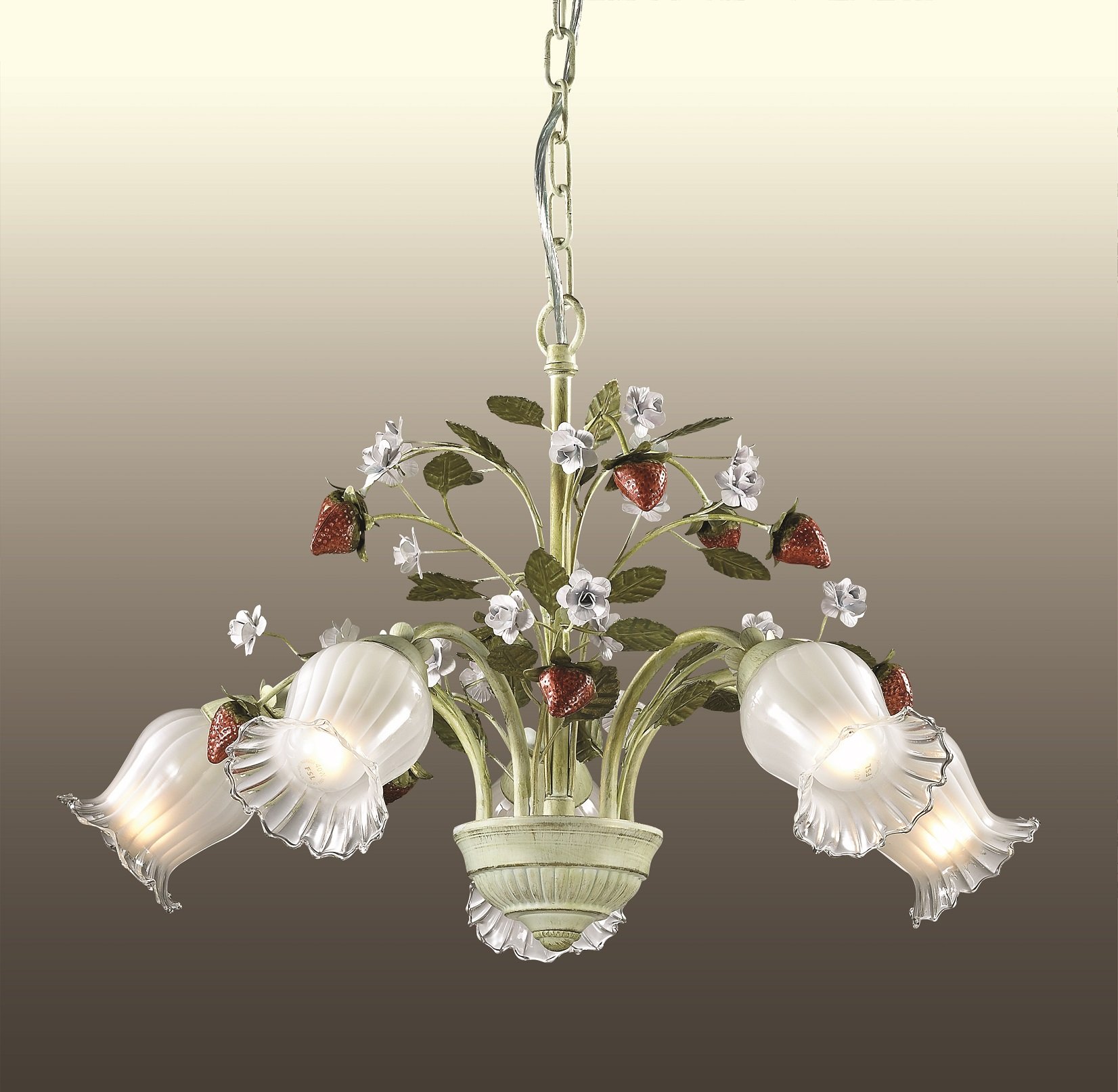 2800/5 Люстра подвесная с цветочками Fragola 2800/5 Odeon Light