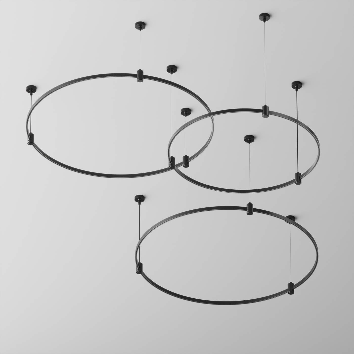 TRX154-R-D650-B Шинопровод круглый 650мм Maytoni Busbar trunkings Flarity TRX154-R-D650-B