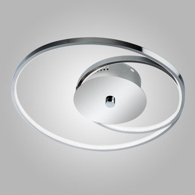 Потолочная светодиодная люстра Enigma Eurosvet 90027/1 хром 45W