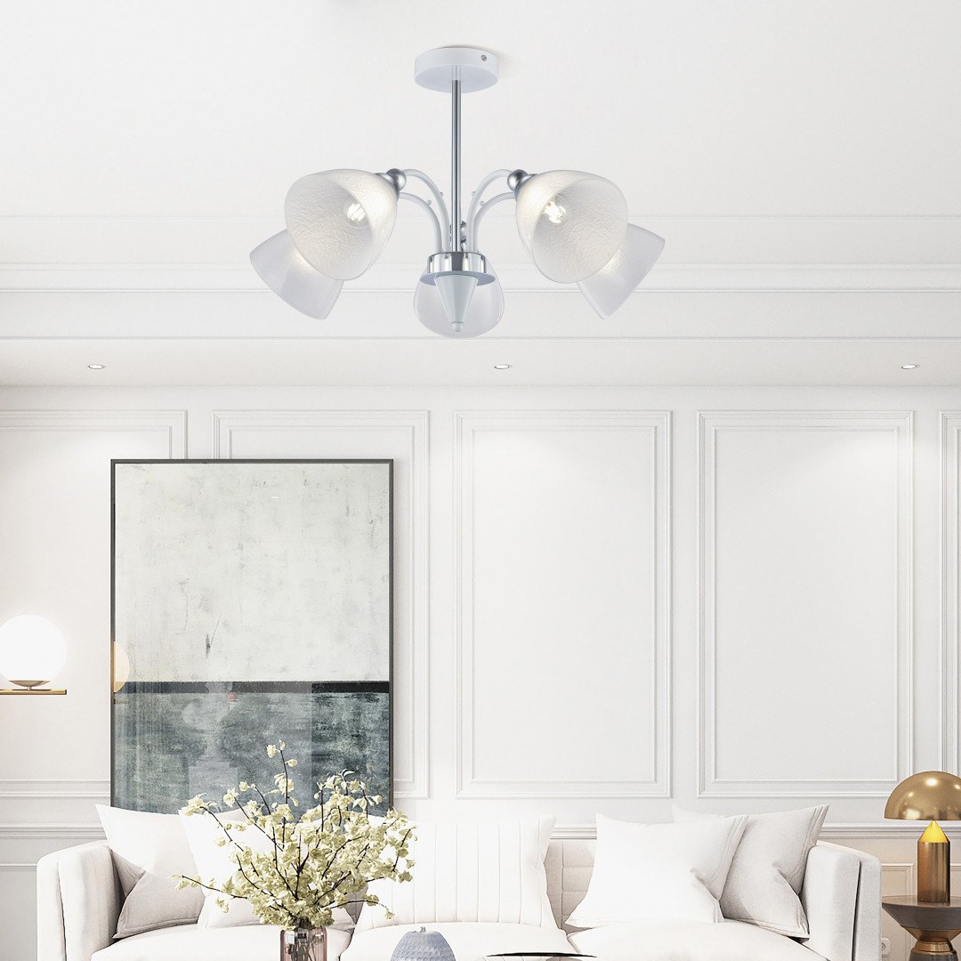 326008/5 WH+CR Потолочная люстра Arte Milano Napoli 326008/5 WH+CR