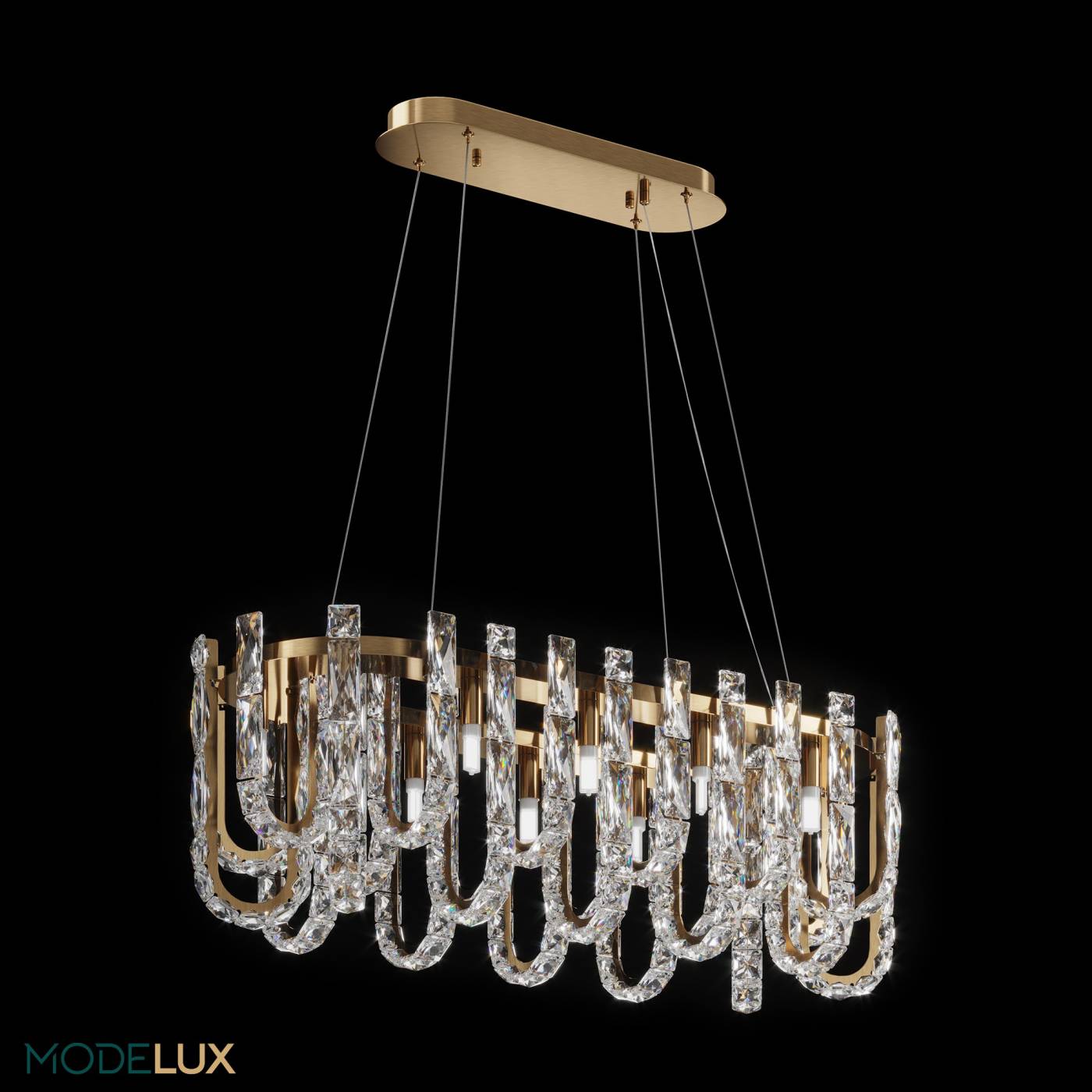 ML.6621.12 BS Подвесная люстра ML Modelux ML.6621.12 BS