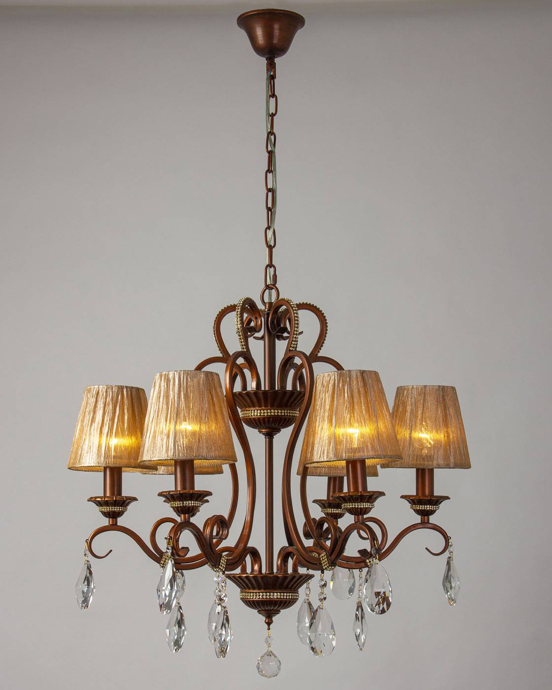 1129/8BR Подвесная люстра Abrasax Annika 1129/8BR