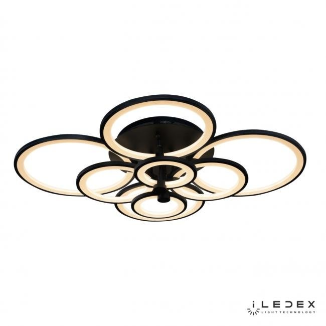 Потолочная люстра ILedex Ring A001/8 BK