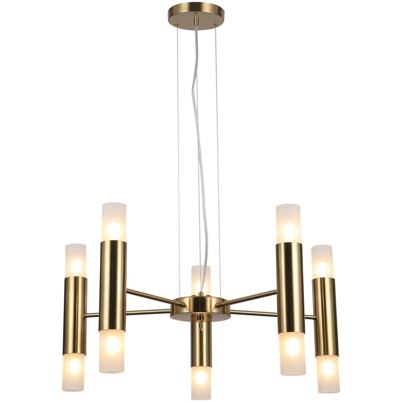 Подвесная люстра ILLUMICO IL0314-10P-79 BRASS