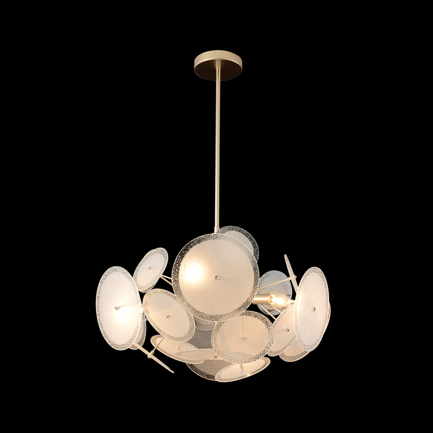 DANDELION SP6 GOLD Люстра на штанге Crystal Lux Dandelion DANDELION SP6 GOLD