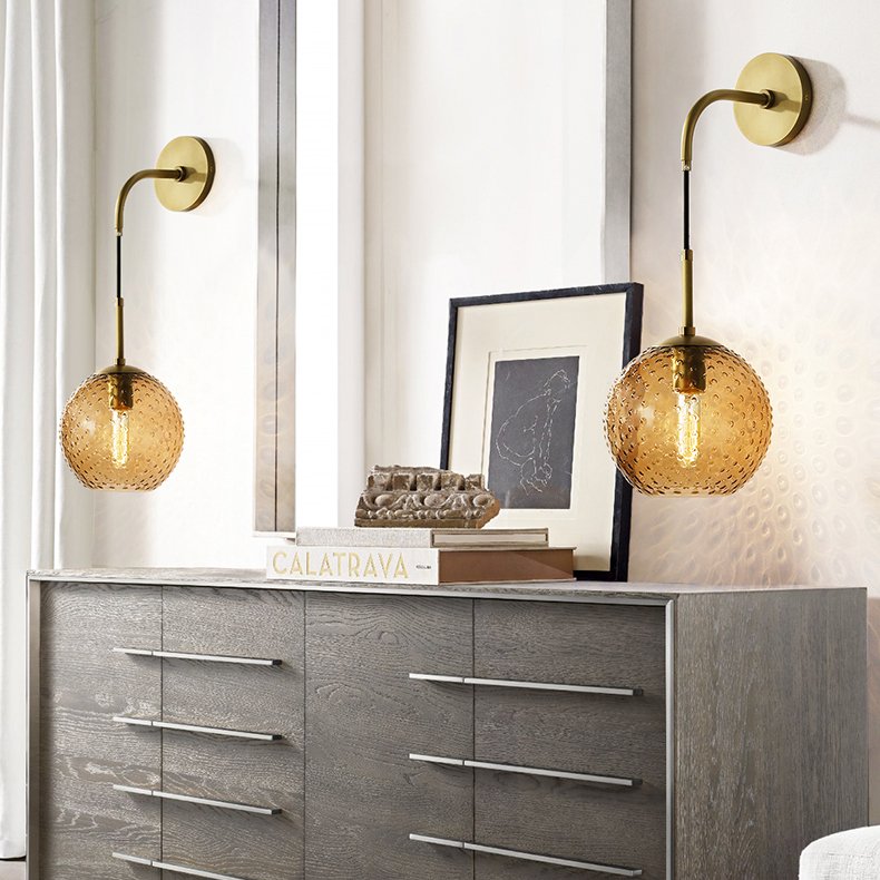 241029-26 Настенное бра ImperiumLoft Finnar-Wall01 241029-26