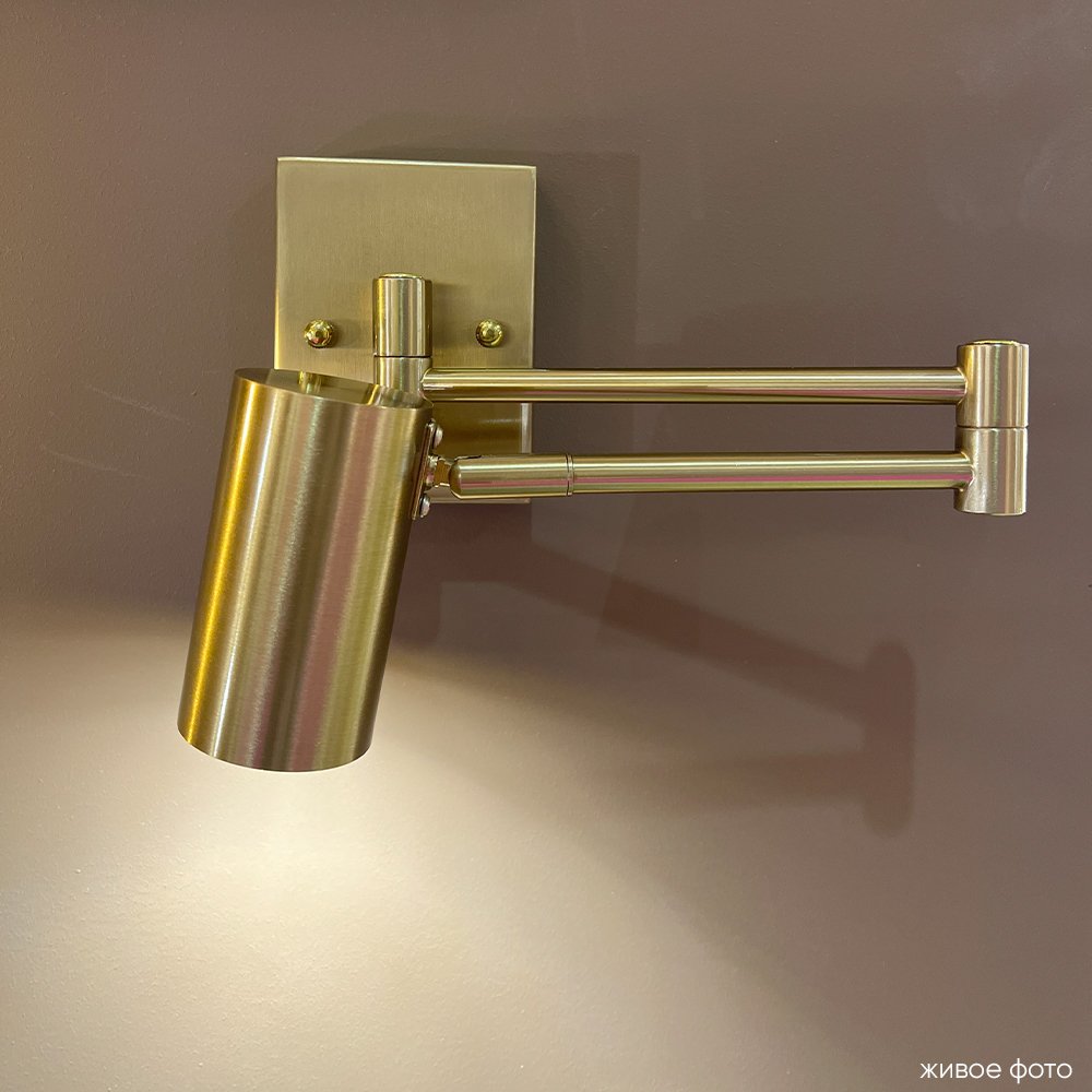 Настенный светильник Crystal Lux Felix FELIX AP1 BRASS