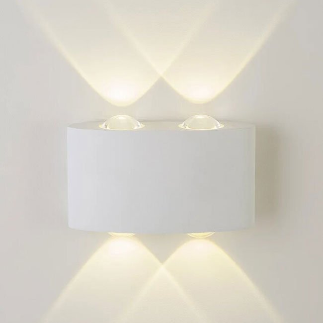 AM307-4X1 W WH 4000K Уличный настенный светильник AM Group Am307 AM307-4X1 W WH 4000K