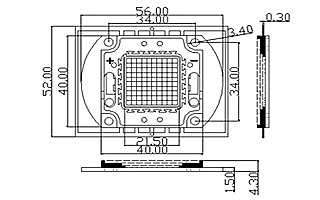 018434 Мощный светодиод типа COB Arlight 018434
