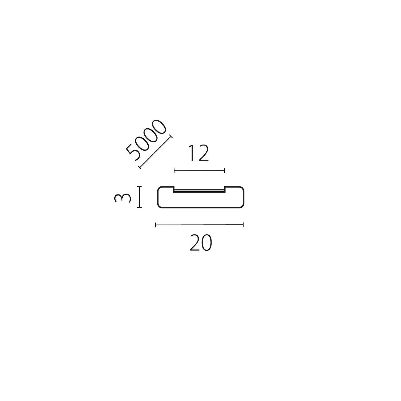 418005 Стальной трос CORDA в PVC оплетке для LED-ленты 5м Lightstar Corda 418005
