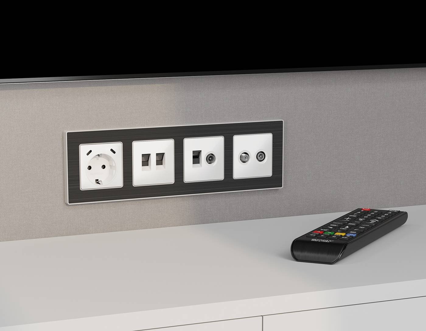 Накладка на механизм Ambrella Volt ALFA AP1325