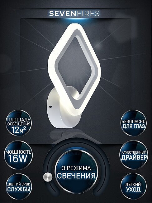 SF5010/1W-WT Настенное бра Seven Fires Eila SF5010/1W-WT