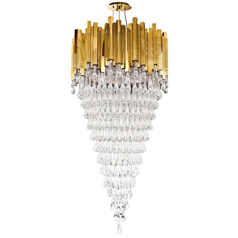 KM0988P-26 gold Люстра каскадная Delight Collection Trump KM0988P-26 gold