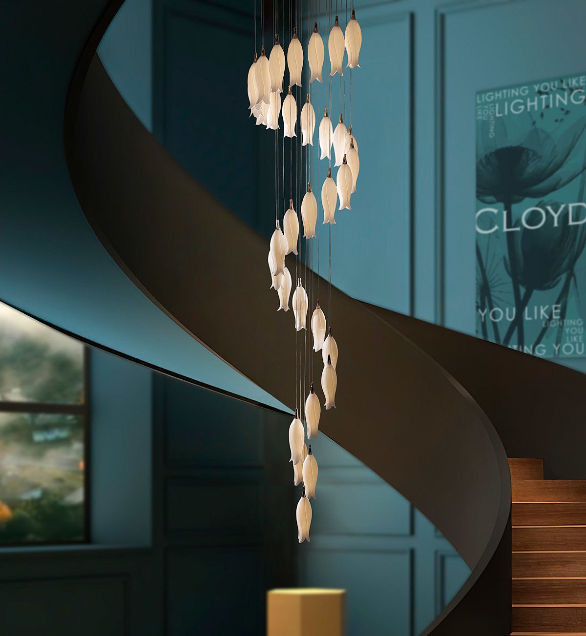 11239 Люстра каскадная Cloyd Argana 11239